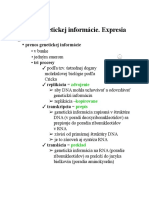 Replikácia Transkripcia Translácia