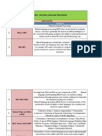 NLP Quick NOtes