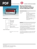 TA 202 - Techometer-Speed Sensor