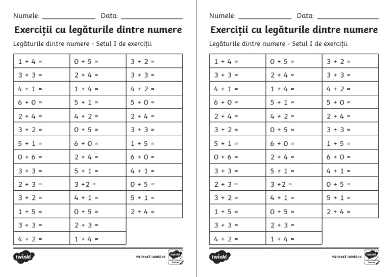 Setul 1 de Exercitii | PDF
