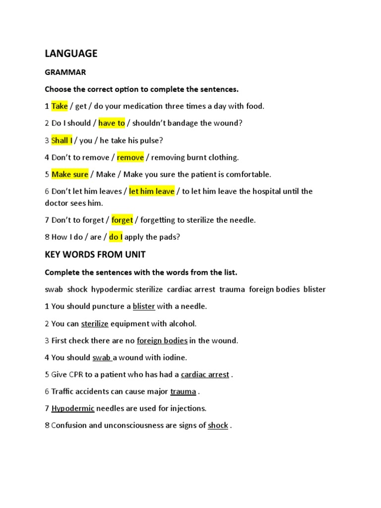 First Aid Instructions Treating Cuts and Grazes PDF Emergency