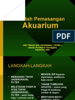 Pemasangan Akuarium