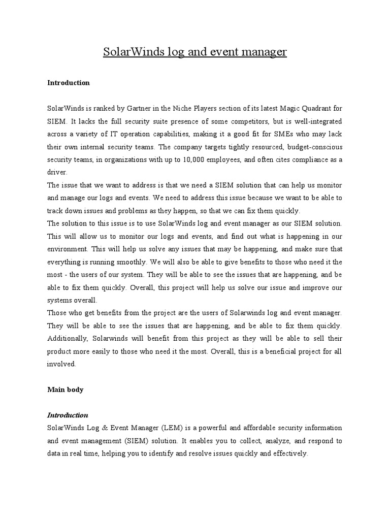 Solar Winds PDF Vulnerability Computer Security