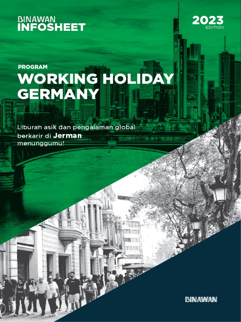 Infosheet Working Holiday Germany Mitra Universitas PDF