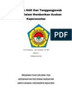 Penerapan HAK Dan Tanggungjawab Perawat Dalam Memberikan Asuhan Keperawatan