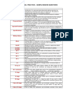 015 Professional Practice Sample Board Questions