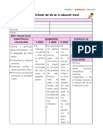 Educación inicial 3-5 años