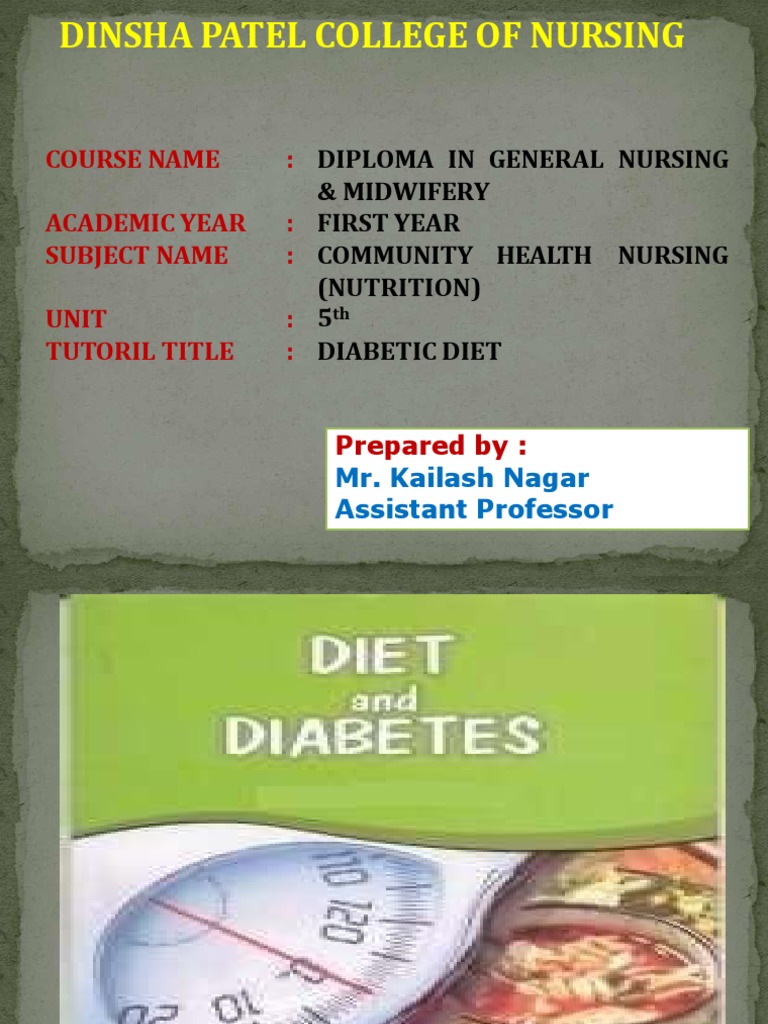 Diabetic Diet | PDF