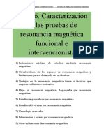 Curso 2023-24 RM Tema 6. Caracterización de Las Pruebas de Resonancia Magnética Funcional e Intervencionista