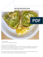 Pate de Broccoli Copt - E-Retete