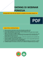 Safety Induction Webinar Sharing Perkesja