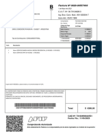 Factura #0020-00557493: C.U.I.T. Nº: 30-70124828-3 Ing. Brut. Conv. Mult.: 901-033004-7 Inicio Act.: 05/01/1999