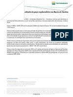 Petrobras Sobre Resultado de Poço Exploratório Na Bacia de Santos