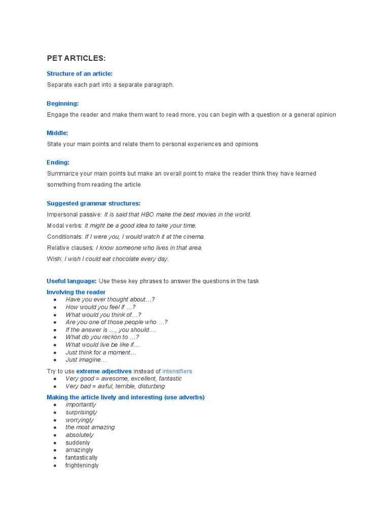 SEO Tips for Writing Engaging Articles | PDF | Leisure | Verb