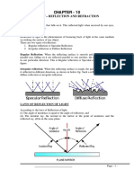 Light Reflection and Refraction Guide