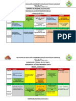 Horario Del Periodo Lectivo 2023-I