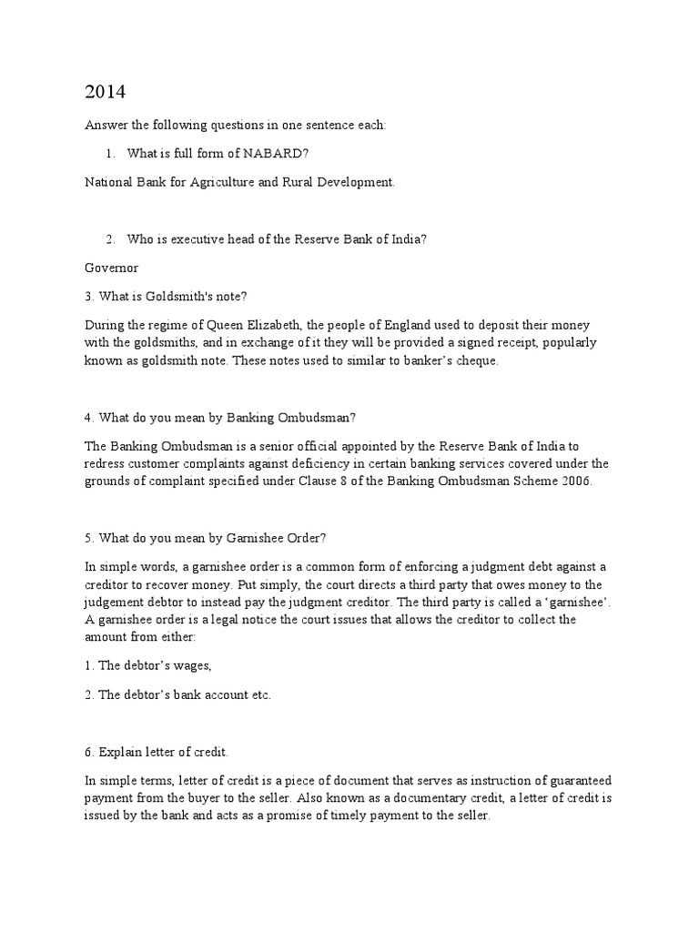 Banking Paper1 | PDF