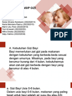 Konsep & Prinsip Gizi Pada Bayi