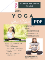 Tugas Leaflet Yoga Ibu Hamil