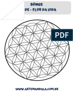 Molde Flor Da Vida Arte Mandala