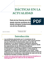 LAS DIDÁCTICAS EN LA ACTUALIDAD F