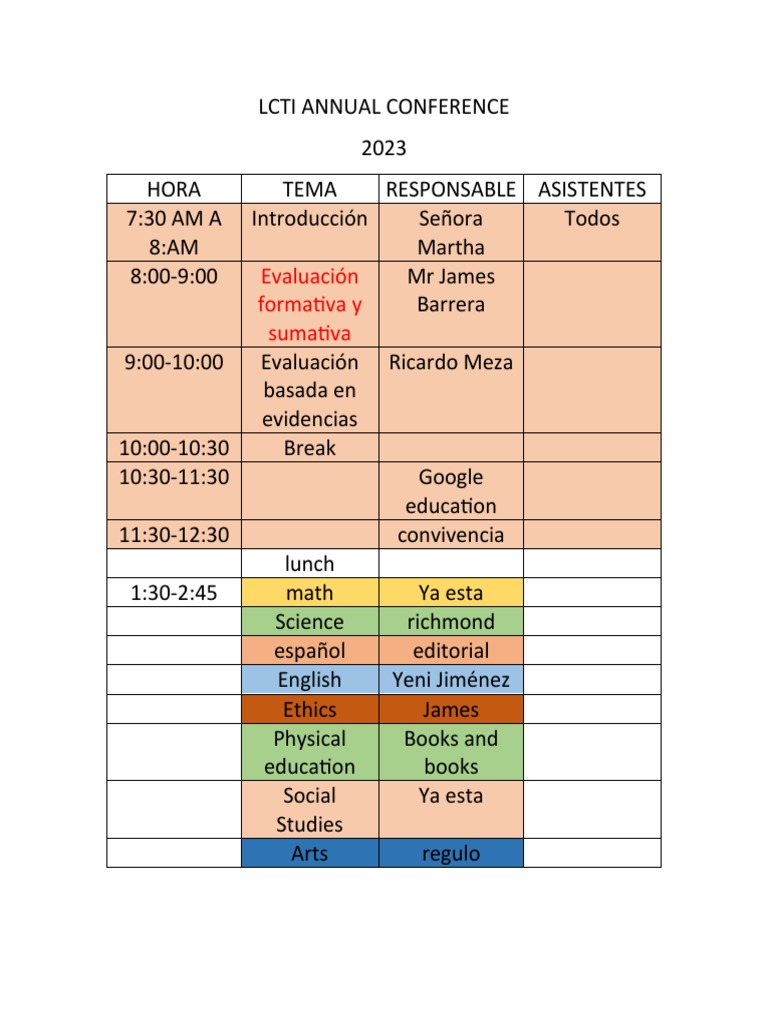 Lcti Annual Conference PDF
