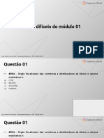 Questões difíceis do módulo 01 sobre órgãos reguladores e mercado financeiro