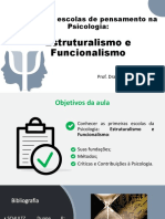 Estruturalismo e Funcionalismo