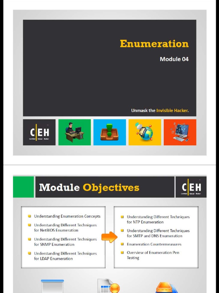 CEHv9 Module 04 Enumeration | PDF