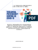 Informe de vigilancia y control COVID-19 en obra