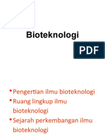 Sejarah Perk Bioteknologi Lec 1 Sains