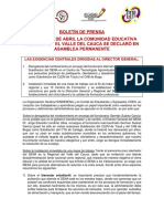 Boletín de Prensa - Asamblea Permanente 12 de Abril 2023