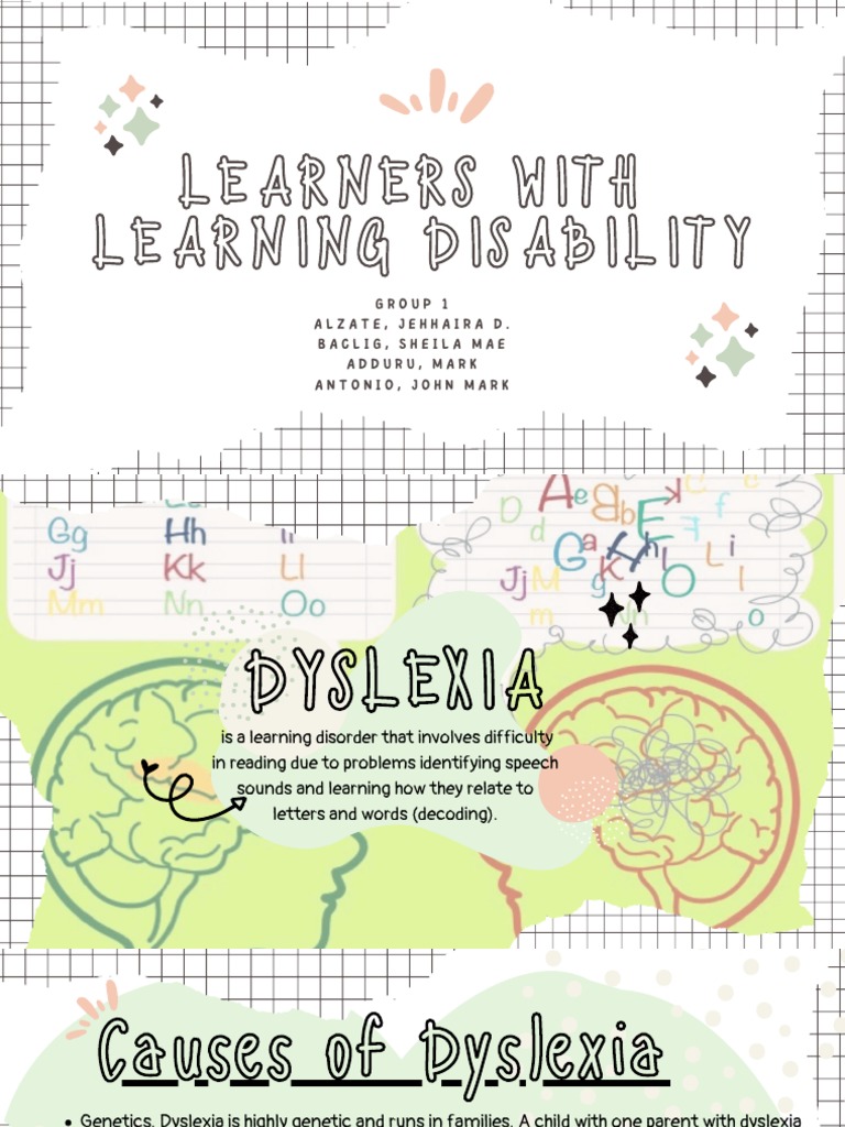 Learners With Learning Disability | PDF