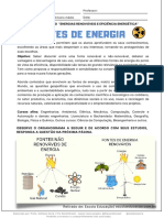 Itinerario Formativo - Fontes de Energias Renovaveis 2a Serie Ens. Medio