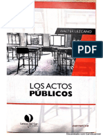 Walter Lezcano - Los Actos Públicos