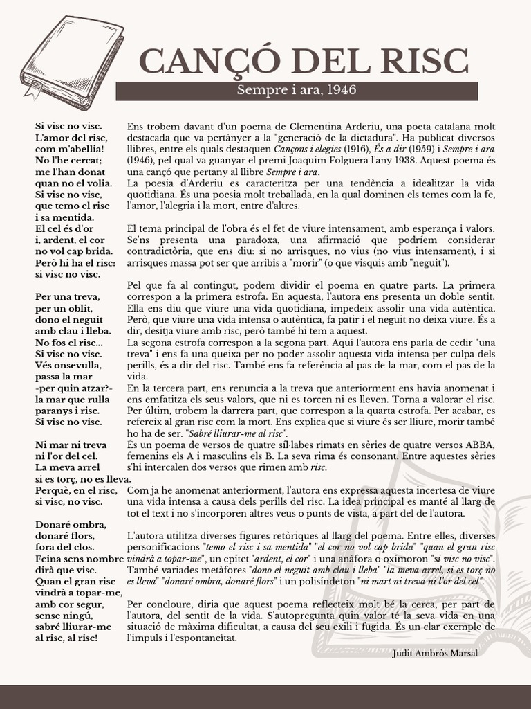 Canço Del Risc | PDF