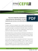 7 - 3,9, Autosuficiencia Alimentaria - Notacefp0362023