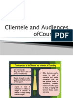 Clientele and Audiences of Counseling