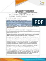 Guía para El Desarrollo Del Componente Práctico y Rúbrica de Evaluación - Unidad 3 - Fase 5 - Actividad Final