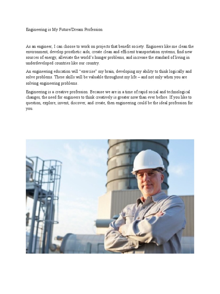 Engineering Is My Future Pdf