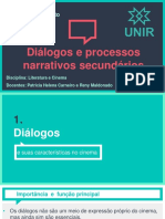Diálogos e Processos Narrativos Secundários
