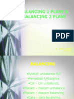 Single-Plane Balancing and Two-Plane Balancing