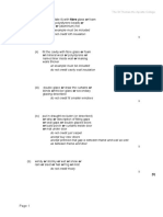 p2 Energy Transfer by Heating Mark Scheme