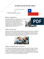 MODELOS PEDAGÓGICOS DE CHILE