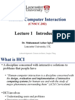 Lec1 HCI Introduction