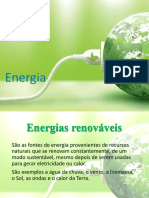 Energias renováveis e não renováveis