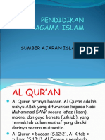 Al Quran dan Sumber Ajaran Islam Lainnya
