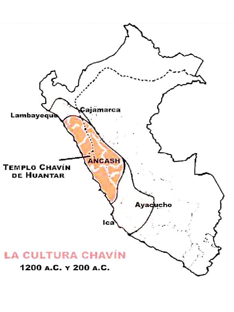 Mapa de Extensión de La Cultura Chavin | PDF