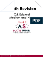 Math Revision OL Edexcel - Part 2-Answer by Eng - Ahmed Sherif QP