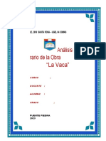 Analisis Literario de La Vaca